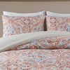 5pc King Medallion Bedding Set Red/Blue - 3 of 4