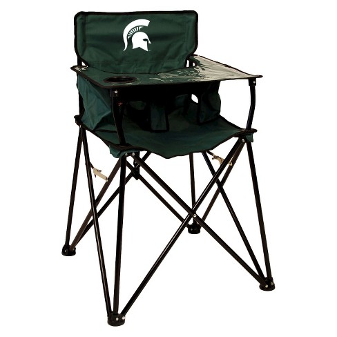 Ciao Baby Michigan State Spartans Portable High Chair In Green