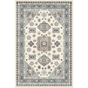 Area Rugs Washable Non-Slip Floral Vintage Print Pattern Carpet for Living Room - 1 of 1