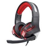 IQ Sound Pro-Wired Gaming Headset with Lights (Red)