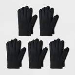 Baby 5pk Gloves - Cat & Jack™ Black 12M-24M