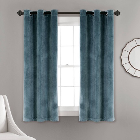 Stretch Velvet Solid Café Tier Curtains Window Treatment Kitchen Home Décor