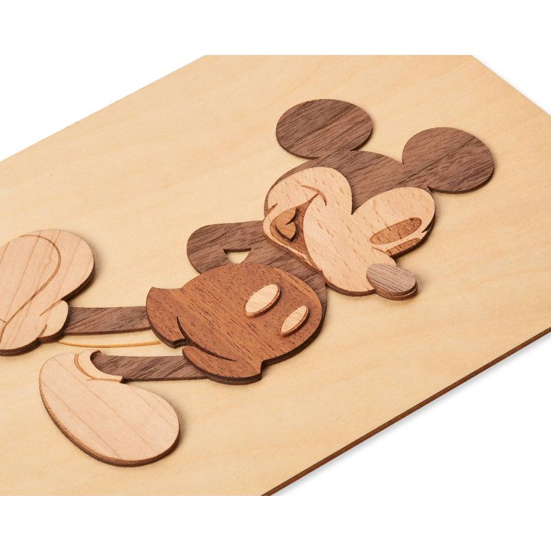 Mickey Mouse Lasercut Wood Card - PAPYRUS, 6 of 7