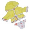 JC Toys Lots to Love 14" All Vinyl Baby Doll with Hooded Towel and Bath Accessories - 2 of 3