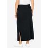 Woman Within Plus Size Petite Sport Knit Side-Slit Skirt - 3 of 4