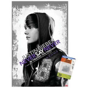 Trends International Justin Bieber - Never Say Never Unframed Wall Poster Prints - 1 of 4