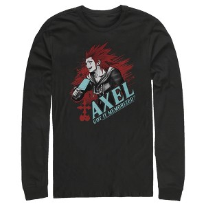 Men's Kingdom Hearts Chain of Memories Axel, Got It Memorized Long Sleeve Shirt - 1 of 4