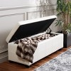 Maiden Large Tufted Storage Bench - HUD8229 - Safavieh Couture - 3 of 4