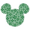 Girl's Disney Mickey Mouse Clover Silhouette T-Shirt - 2 of 4