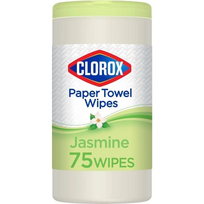 Clorox Paper Towel Wipes - Jasmine - 75ct