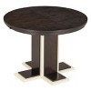YOOCOZZ Solid Wood Extendable Round Dining Table with Double Layer Design, 42''-58'' - 4 of 4