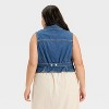 Women's Denim Vest - Ava & Viv™ - 2 of 3