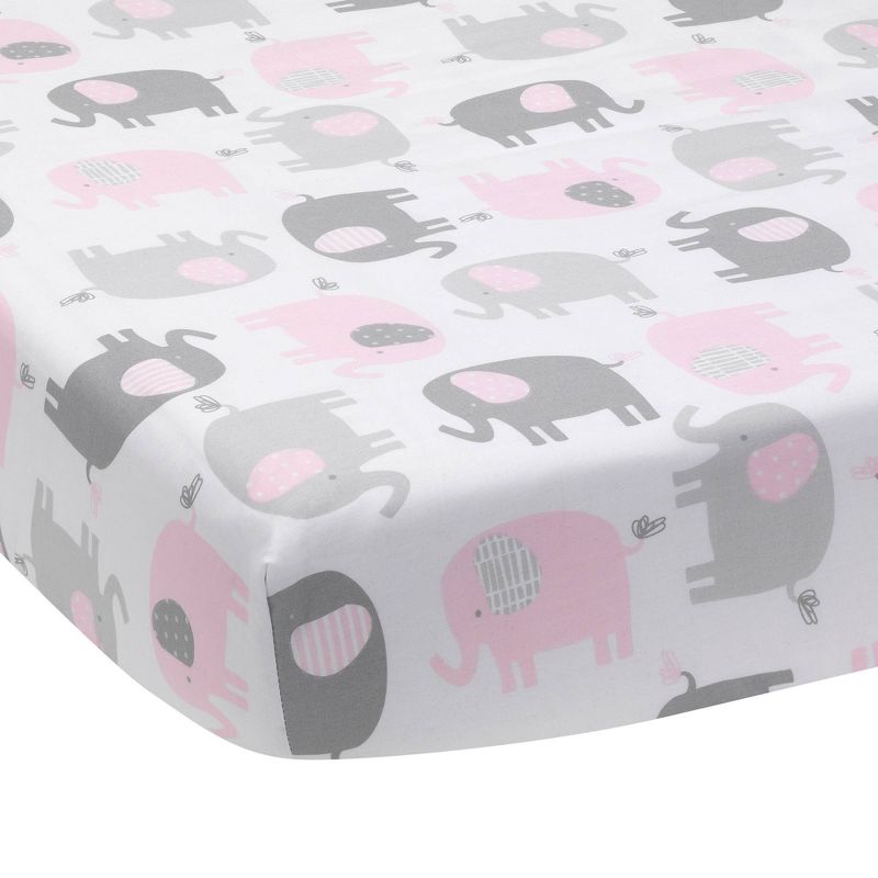 Bedtime Originals Nursery Crib Bedding Set - Eloise Elephant 3pc, 5 of 8