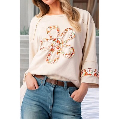 Women's Flower Patch Blouse - Little Daisy Closet