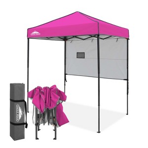 EAGLE PEAK 6'x4'Instant Pop Up Canopy with Adjustable Sun Wall - 1 of 4