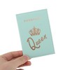 Unique Bargains Crown Letter Passport Holder 1 Pc - 3 of 4