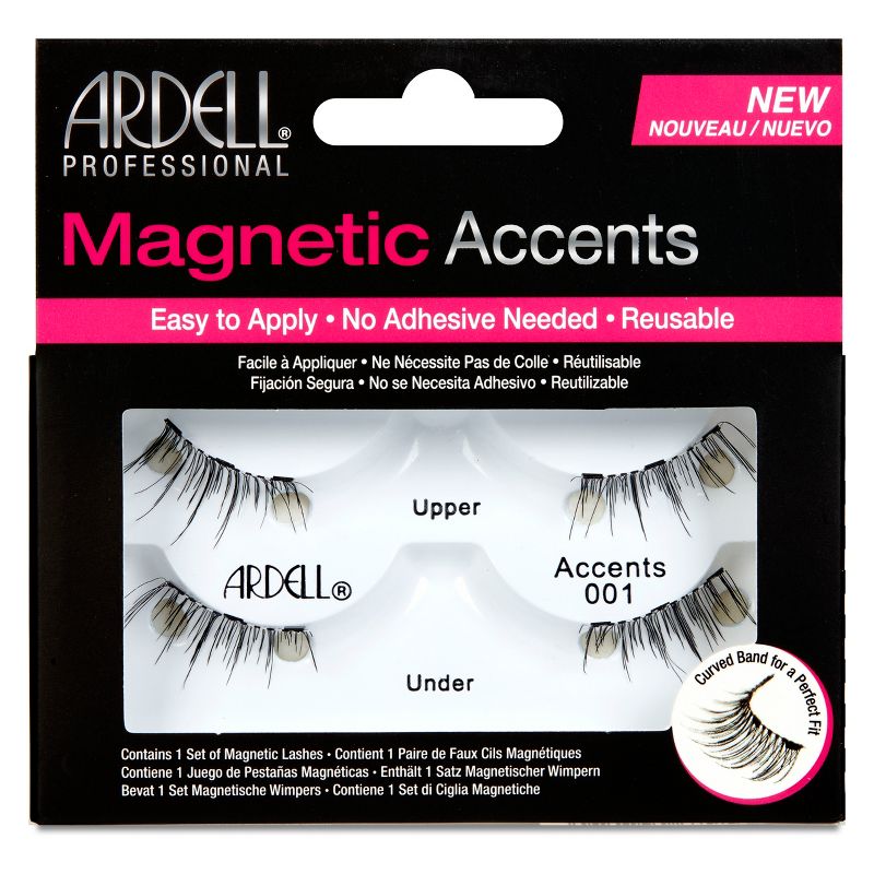 Ardell Accent 001 Magnetic Eyelashes Black - 1pr, 1 of 9