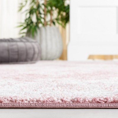 Layla Ivory and Grey Soft Square Synthetic Rug - 6'-7" x 6'-7"