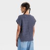 Girls' Cable Knit Pullover Sweater Vest - art class™ - 2 of 3