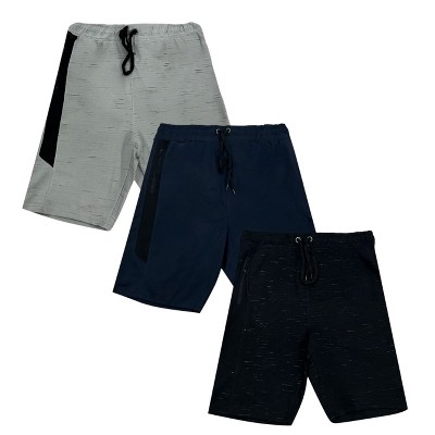 Men's 3 Pack Ultra-Soft Cotton Fleece - One Sided Zipper Pocket