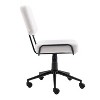 Corduroy Desk Chair Task Chair Home Office Chair Adjustable Height, Swivel Rolling Chair with Wheels for Adults Study Room-The Pop Home - 4 of 4