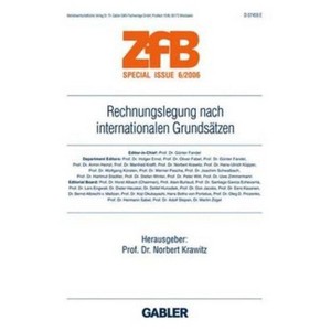 Rechnungslegung Nach Internationalen Grundsätzen - (Zfb Special Issue) by  Norbert Krawitz (Paperback) - 1 of 1