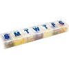 Weekly Pill Organizer - 7-Day Pill Planner Extra Large - Medicine Reminder, Monday to Sunday Compartments - BPA Free - Travel Pill Box Case (3 Pack) - 4 of 4