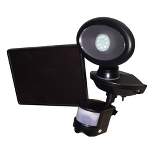 Maxsa Innovations Solar Powered Security Video Camera and Spotlight Black