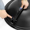 WestinTrends 22" Portable Round Steel Wood Burning Bonfire Foldable Fire Pit, Black - 4 of 4