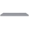 Wall Shelf Gray Honeycomb MDF and metal 35.4 in x 9.3 in x 1.5 in - 4 of 4