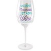 Pavilion Gift Company - Instant Mermaid - 12 oz Crystal Wine Glass - Drinkware - 4 of 4