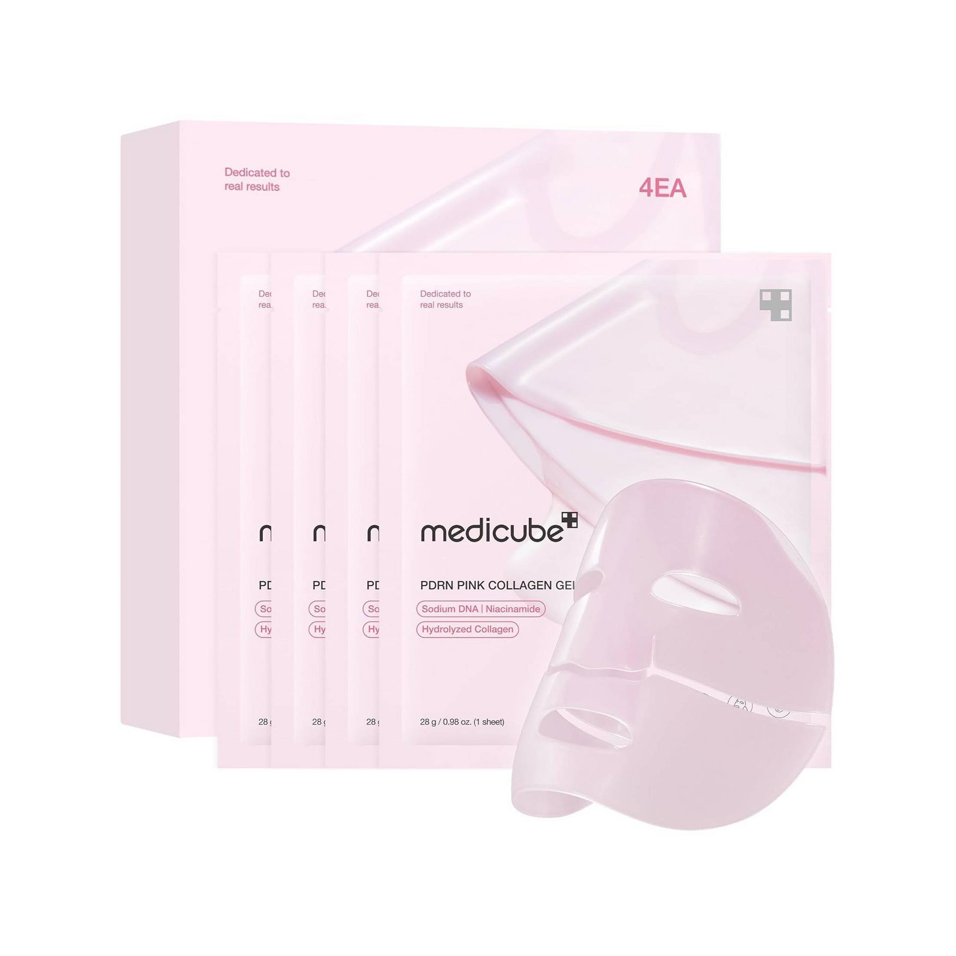 medicube PDRN Pink Collagen Gel Mask Korean Skincare - 0.98oz: Moisturizing, Firming, Hydrating, Normal Skin