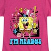 Girls' - SpongeBob SquarePants - I'm Ready Fitted Short Sleeve Graphic T-Shirt - 2 of 4