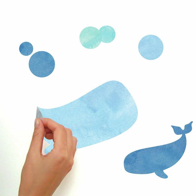 RoomMates I Whale Always Love You Peel and Stick Giant Wall Decal, 5 of 8