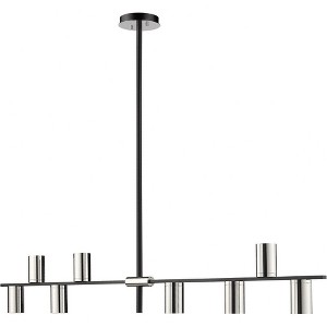 Calumet 8-Light Island & Billiards Light - Steel, Dimmable, Damp Rated, Industrial Design - 1 of 4