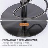 NicBex Swivel Adjustable Height Bar Stools,Modern Leather Bar Chair with Backrest and Stainless Steel Base for Dining Room,Kitchen,Counter,Gray - 4 of 4