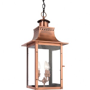 Quoizel Lighting Chalmers 3 - Light Pendant in  Aged Copper - 1 of 1