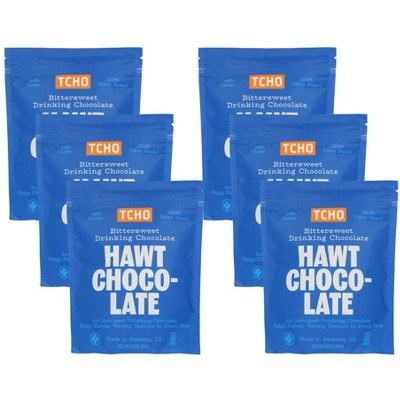 Tcho Hawt Choco-late Bittersweet Drinking Chocolate - Case of 6/8.8 oz