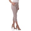 Rekucci Womens EcoCosy Comfort Cuffed Modern Cargo Crop Pant - 2 of 4