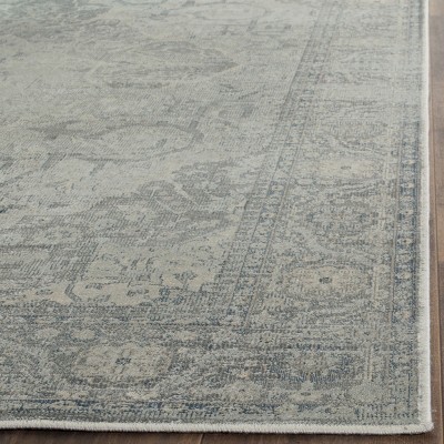 Silver Hand-Knotted Reversible Viscose Area Rug, 8' x 11'