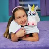 Happy Nappers Cuddleuppets: Unicorn - White-Purple - 2-In-1: Plush Puppet & Blanket - 2 of 4