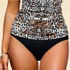 Women's Black Mid-Waisted Bikini Bottoms - Cupshe - 4 of 4