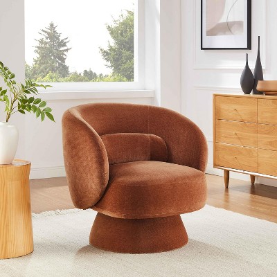 MINIMORE Modern Style Swivel Accent Chair
