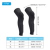 Unique Bargains Compression Knee Calf Pads for Football Basketball Baseball 2 Pcs - 2 of 4