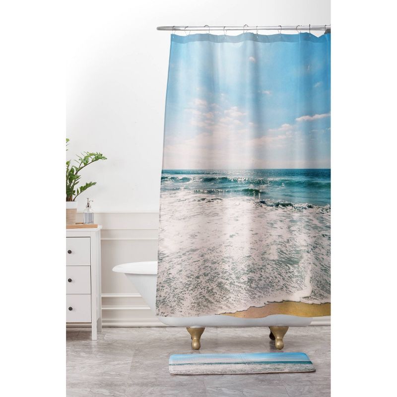 Take Me There Shower Curtain Blue - Deny Designs, 3 of 6