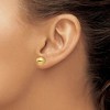 Black Bow Jewelry 8mm Polished Ball Friction Back Stud Earrings in 14k Yellow Gold - 3 of 4