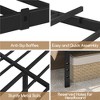 Yaheetech Metal Platform Bed Frame with Heavy Duty Steel Slat Support and Underbed Storage Space - 4 of 4