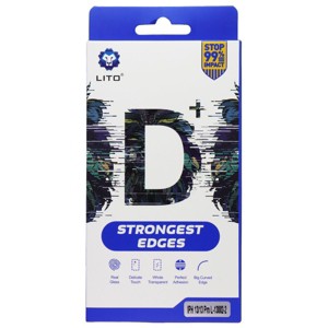 LITO D+ Strong Edge Tempered Glass for iPhone 13/13 Pro - Clear/Blk Edge 2 Pack - 1 of 1