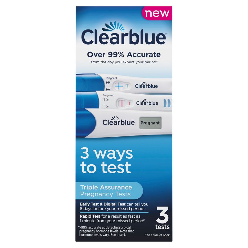 Clearblue Triple Assurance Pregnancy Tests - 3ct, 1 of 12