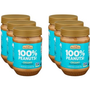 Crazy Richard Peanut Butter Creamy - Case of 6 - 26 oz - 1 of 2